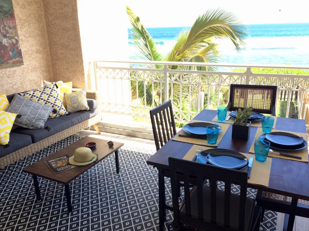 Le Petrel Blanc - Appartement Sur La Plage De La Souris Blanche Trois Bassins Екстер'єр фото