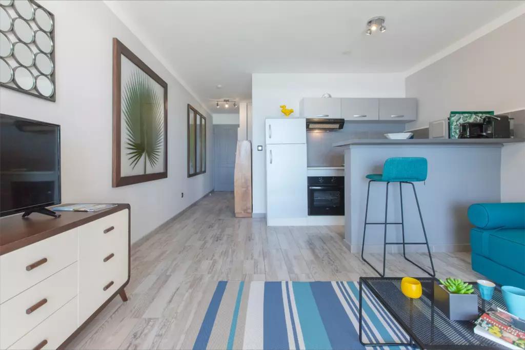 Le Petrel Blanc - Appartement Sur La Plage De La Souris Blanche Trois Bassins Екстер'єр фото