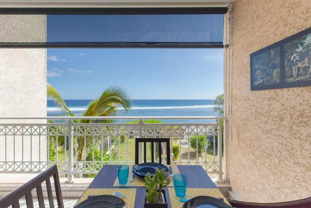 Le Petrel Blanc - Appartement Sur La Plage De La Souris Blanche Trois Bassins Екстер'єр фото